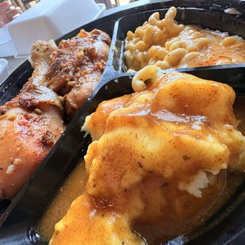 Whip My Soul - Baked Chicken Dinner Plate - Southern Near Me - Austin, Texas Whip My Soul - Baked Chicken Dinner Plate - Southern Near Me - Austin, Texas