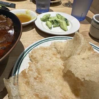 Mama Chang - Scallion Bubble Pancake and spicy cucumber. - Chinese Near Me - Fairfax, Virginia