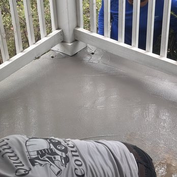 Quality Concrete - Resurfacing skim over front porch. - Masonry/Concrete Near Me
