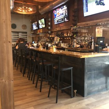 The Depot - The Bar- so sharp looking. The lights - the old barn wood- lots to look at! - Burgers Near Me - Greenfield, Indiana The Depot - The Bar- so sharp looking. The lights - the old barn wood- lots to look at! - Burgers Near Me - Greenfield, Indiana