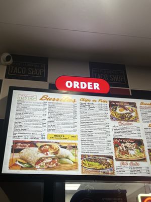 Menu photo 7 California Taco Shop La Mesa, CA