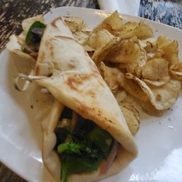 Vegetarian naanwich $15....really nice flavor