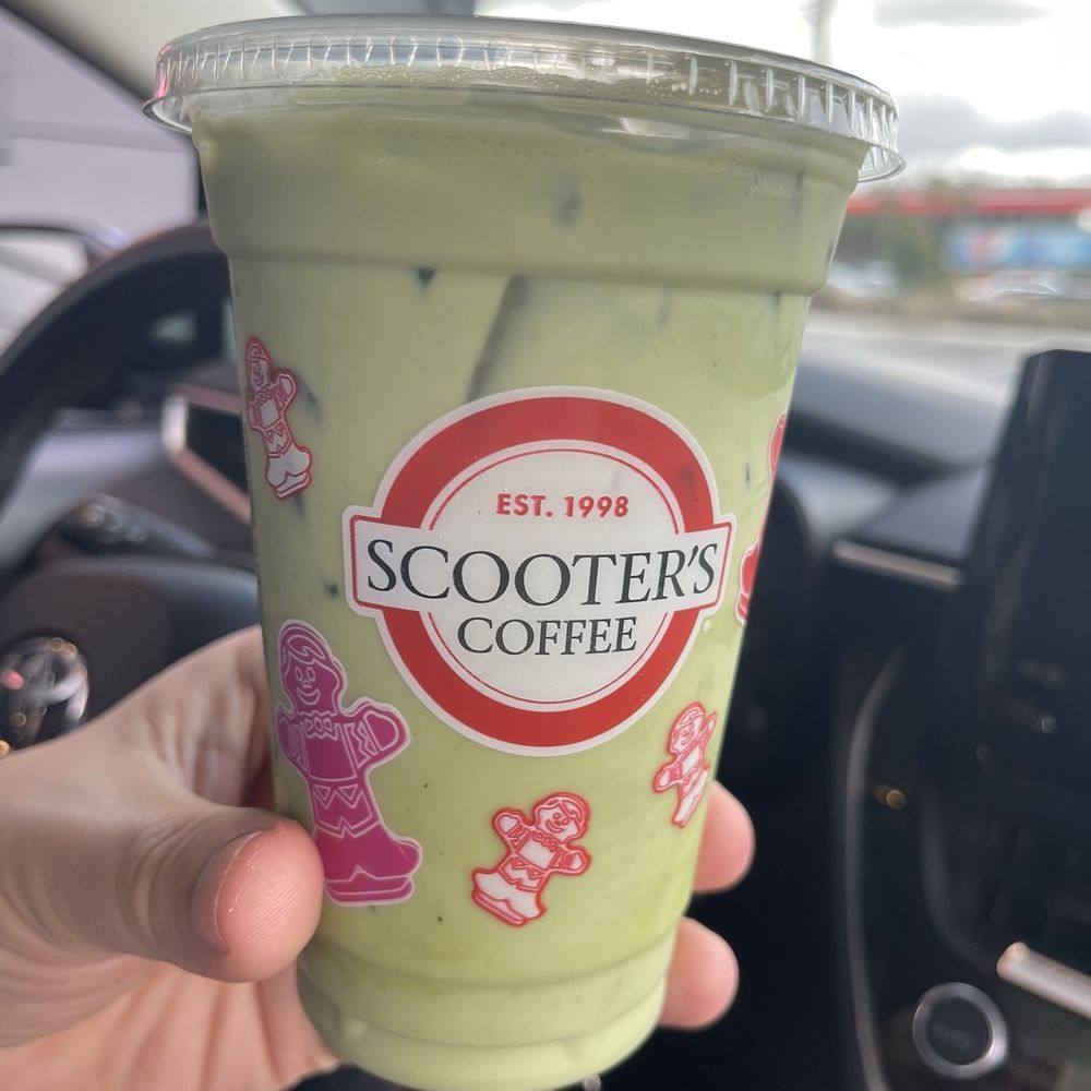 Scooter's Coffee - Iced Matcha latte - Coffee & Tea Near Me - Orlando, Florida Scooter's Coffee - Iced Matcha latte - Coffee & Tea Near Me - Orlando, Florida