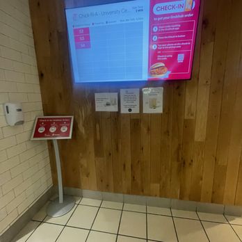 Chick-fil-A - Board sharing which orders are ready and which are being prepared - Fast Food Near Me - Glendale, Arizona