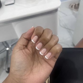 Ben’s Nails - Dip- classic french tip - Nail Salons Near Me - Cathedral City, California