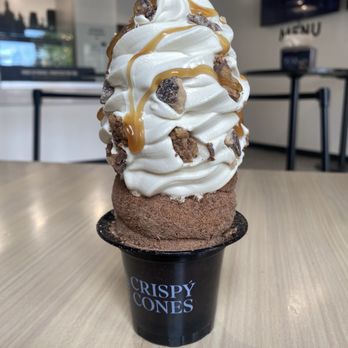 Crispy Cones - My husband had the Lux, so good - Desserts Near Me - Ooltewah, Tennessee