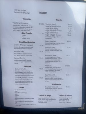 Menu photo 3 Tasty Coffee San Francisco, CA Menu photo 3 Tasty Coffee San Francisco, CA