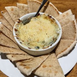 Fourth and Field - Artichoke spinach dip.