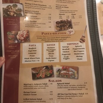 RigaTony's Authentic Italian - Italian Near Me - Tempe, Arizona