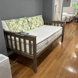 The Organic Mattress - VersaLoft daybed and Harvest Green Essentials mattress.