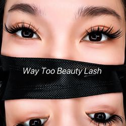 Wet lash extensions