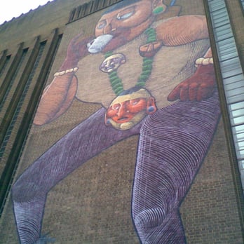 Tate Modern - one of the wallpaintings - Art Museums Near Me - London, XGL