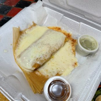 Maria's Mexican Cuisine - Pork tamales with queso - Mexican Near Me - Lexington, Kentucky Maria's Mexican Cuisine - Pork tamales with queso - Mexican Near Me - Lexington, Kentucky
