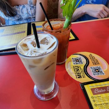 The Egg Bistro - Iced latte and bloody mary - Breakfast & Brunch Near Me - Chesapeake, Virginia The Egg Bistro - Iced latte and bloody mary - Breakfast & Brunch Near Me - Chesapeake, Virginia