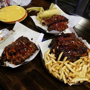 Phil's BBQ - 2 full babyback and 1 full beef ribs - Barbeque Near Me - San Diego, California