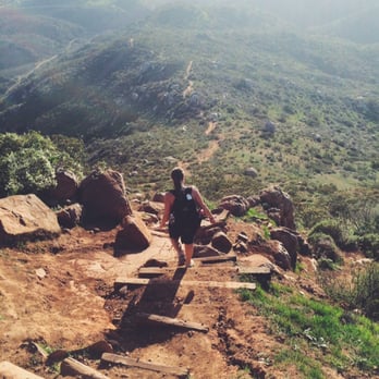 Fortuna Mountain - South stairs - Hiking Near Me - San Diego, California
