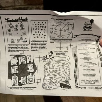 The Crab Shack - Kids Menu - Seafood Near Me - Folly Beach, South Carolina