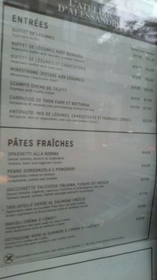 Menu photo 2 L'Atelier Alessandro Brussels, BRU
