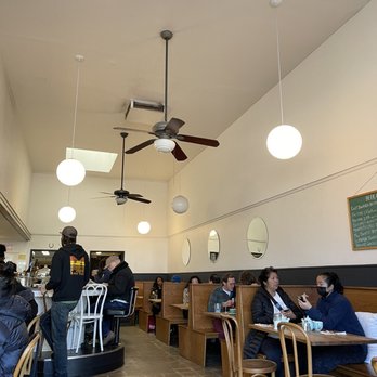 Sequoia Diner - booths and bar area, light jazz music playing in the background - Diners Near Me - Oakland, California