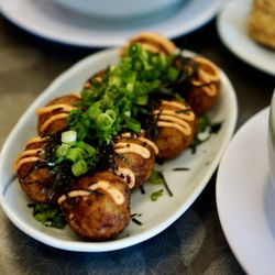 Menya Musashi Tsukemen & Ramen - Mentaiko Takoyaki - IG: @nelson_eats