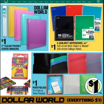 Dollar World - Visit -- DOLLAR WORLD FOR BACK TO SCHOOL - Discount Store Near Me - Sacramento, California