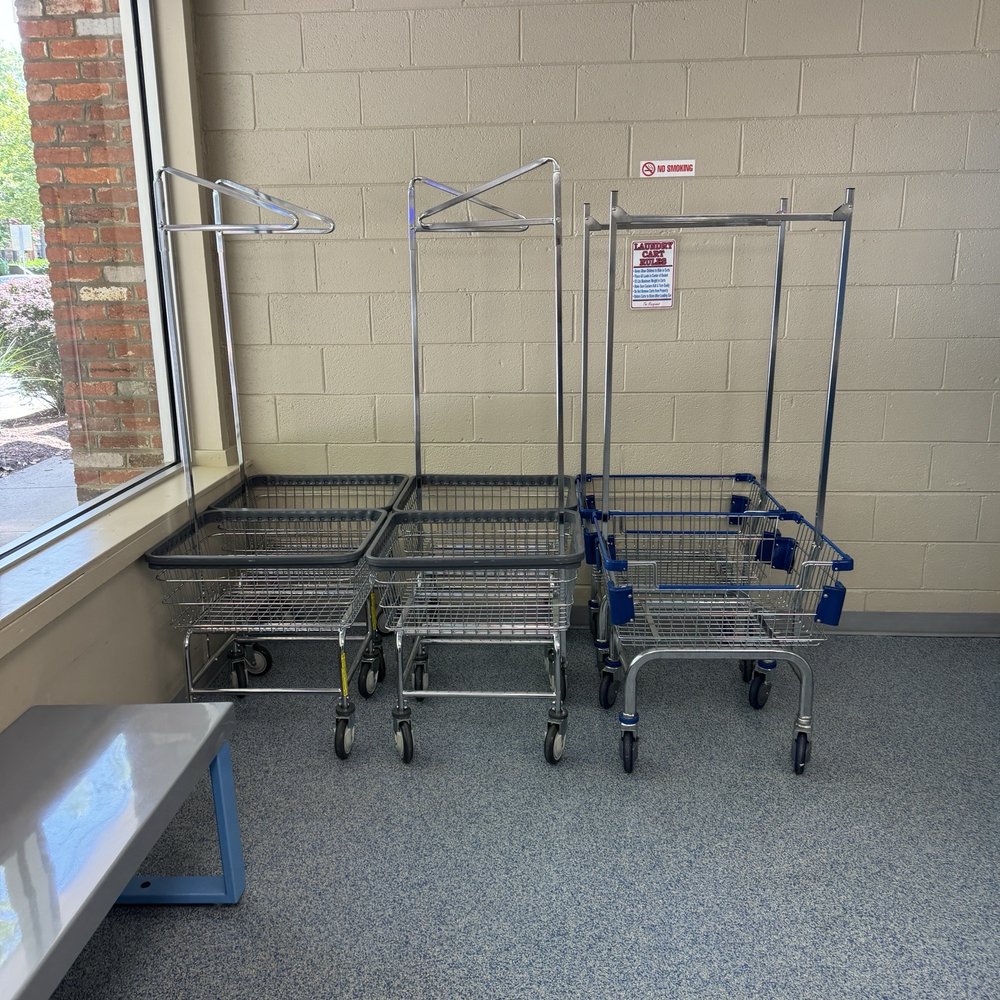 They have plenty of laundry carts that are clean & new! They have plenty of laundry carts that are clean & new!
