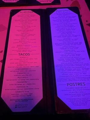 Menu photo 5 Kalaveras Escondido, CA
