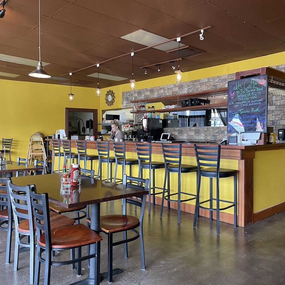JJ's Caffe - Bar area and kitchen !! - Breakfast & Brunch Near Me - Portland, Oregon