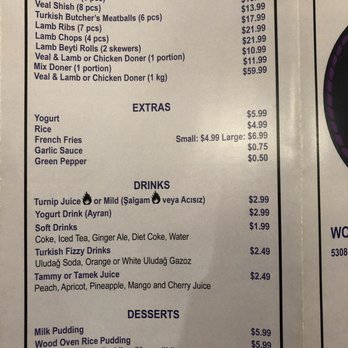 Kebab 49 - Menu - Turkish Near Me - Toronto, Ontario Kebab 49 - Menu - Turkish Near Me - Toronto, Ontario