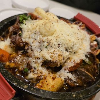 Olle Korean Cuisine - Spicy Beef Short Rib Stew and Whole Squid - Korean Near Me - Los Angeles, California Olle Korean Cuisine - Spicy Beef Short Rib Stew and Whole Squid - Korean Near Me - Los Angeles, California