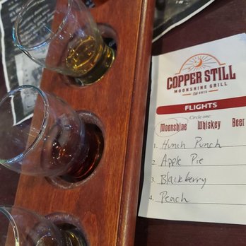 Copper Still Moonshine Grill - Moonshine flight waa bomb - Bars Near Me - Gilbert, Arizona Copper Still Moonshine Grill - Moonshine flight waa bomb - Bars Near Me - Gilbert, Arizona
