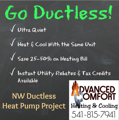 Save $ and Go Ductless! - Serving Bend & Central Oregon #bendoregonheating
#541-815-7941 Save $ and Go Ductless! - Serving Bend & Central Oregon #bendoregonheating
#541-815-7941