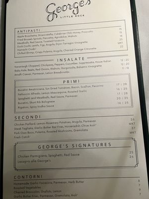 Menu photo 1 George's Little Rock Little Rock, AR Menu photo 1 George's Little Rock Little Rock, AR