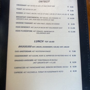 Café van Zuylen - Lunch menu - Coffee & Tea Near Me - Amsterdam, New Hampshire Café van Zuylen - Lunch menu - Coffee & Tea Near Me - Amsterdam, New Hampshire