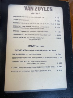 Menu photo 5 Café van Zuylen Amsterdam, NH Menu photo 5 Café van Zuylen Amsterdam, NH
