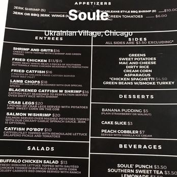 Soule - Definitely comfort food - Cajun/Creole Near Me - Chicago, Illinois Soule - Definitely comfort food - Cajun/Creole Near Me - Chicago, Illinois