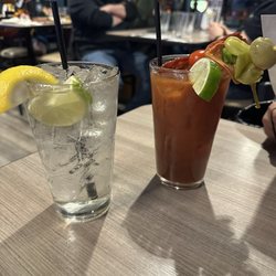 Bloody Mary (yum) Tito's and soda