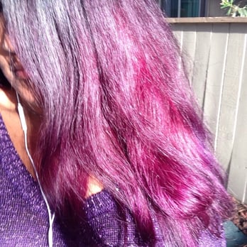 Salon Blonde - My purple ombré from back in April! - Hair Salons Near Me - Davis, California