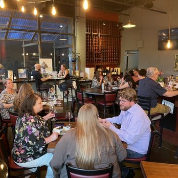 Fullerton Wines - A view of the atmosphere during a Food and Wine Dueling event - Wine Tasting Room Near Me - Portland, Oregon Fullerton Wines - A view of the atmosphere during a Food and Wine Dueling event - Wine Tasting Room Near Me - Portland, Oregon