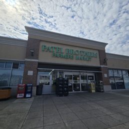 Exterior outside entrance of Patel Brothers - Storefront - Hicksville, New York Exterior outside entrance of Patel Brothers - Storefront - Hicksville, New York