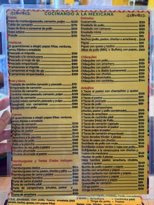 Menu photo 6 Cocinando a la Mexican Playa del Carmen, ROO