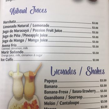 El Rey Del Sabor - Fresh natural juices - Honduran Near Me - Irving, Texas