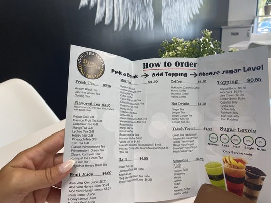 Menu photo 3 Ding Tea Tampa Tampa, FL Menu photo 3 Ding Tea Tampa Tampa, FL