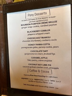 Menu photo 2 Painted Pony Saint George, UT