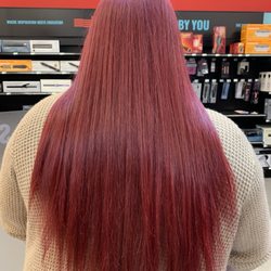 Sally Beauty - Cherry red hair done by Luci