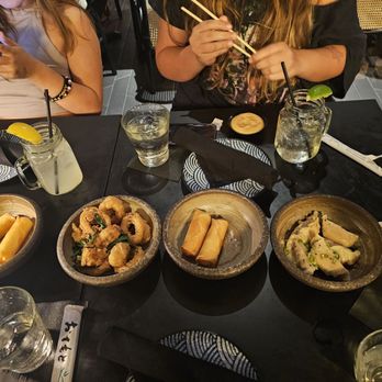 Lemongrass Asian Bistro - Vegetable spring rolls, fried calamari, steamed pork gyoza - Asian Fusion Near Me - Boynton Beach, Florida Lemongrass Asian Bistro - Vegetable spring rolls, fried calamari, steamed pork gyoza - Asian Fusion Near Me - Boynton Beach, Florida