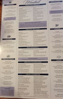 Menu photo 3 Windhill Pancake Parlor McHenry, IL