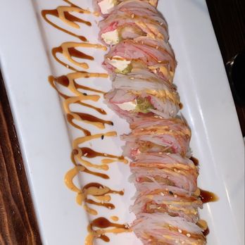Hayashi Midtown - a long platter of food - Japanese Near Me - Lubbock, Texas