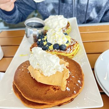 Bea Bea’s - pancake flight(thai,matcha,lemon) - Coffee & Tea Near Me - Glendale, California Bea Bea’s - pancake flight(thai,matcha,lemon) - Coffee & Tea Near Me - Glendale, California