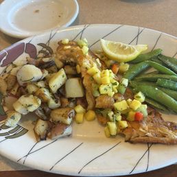 This was their rockfish. It was one of the cheaper items on the menu. It was ok. Nothing Id go back for. This was their rockfish. It was one of the cheaper items on the menu. It was ok. Nothing Id go back for.